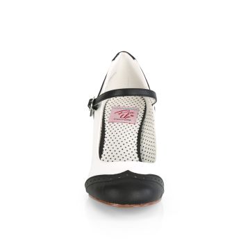 FLAPPER-25 Retro lodičky Pin Up Couture - přední pohled FLAPPER-25 Retro lodičky Pin Up Couture - přední pohled