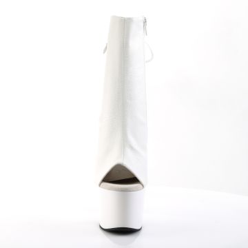 ADORE-1018 Bílé go-go kozačky Pleaser - přední pohled ADORE-1018 Bílé go-go kozačky Pleaser - přední pohled