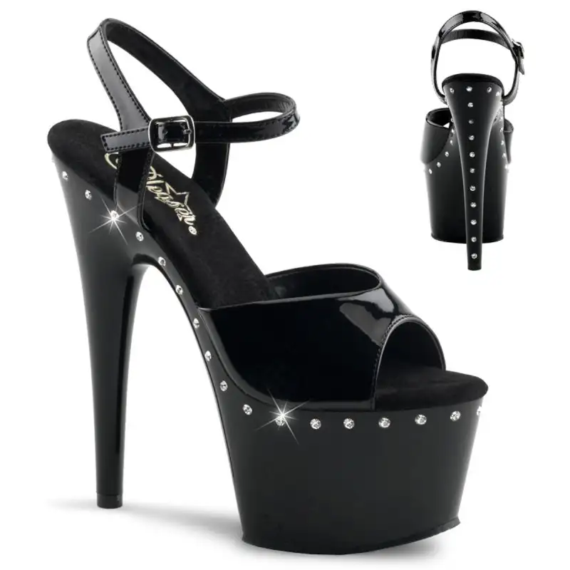 ADORE-709LS Černé sexy boty
