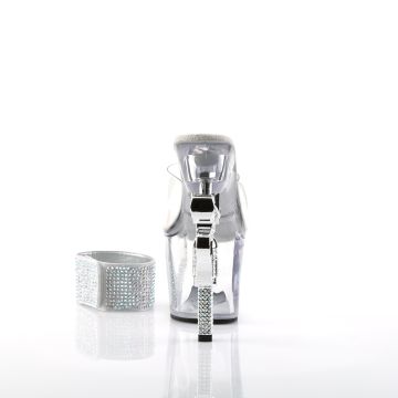 REVOLVER-712 Sexy pantofle Pleaser - zadní pohled REVOLVER-712 Sexy pantofle Pleaser - zadní pohled