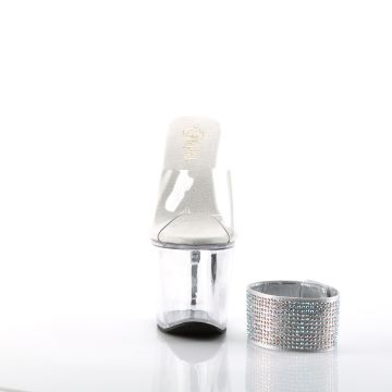 REVOLVER-712 Sexy pantofle Pleaser - přední pohled REVOLVER-712 Sexy pantofle Pleaser - přední pohled