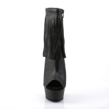 DELIGHT-1019 Go-go kozačky Pleaser - přední pohled