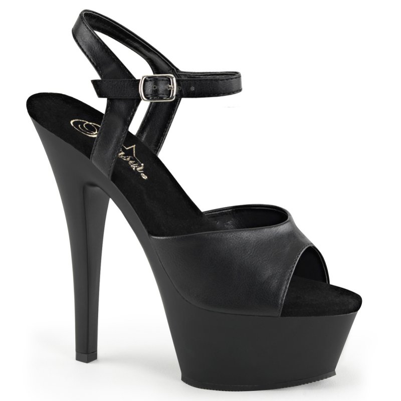 KISS-209 Černé sexy sandály