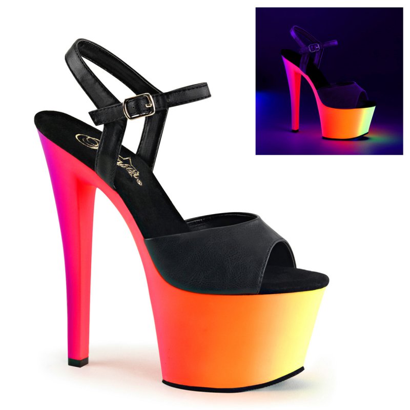 RAINBOW-309UV Svítící sexy boty