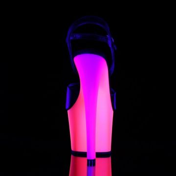 RAINBOW-309UV Svítící sexy boty Pleaser - zadní pohled RAINBOW-309UV Svítící sexy boty Pleaser - zadní pohled