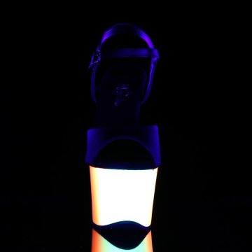 RAINBOW-309UV Svítící sexy boty Pleaser - přední pohled RAINBOW-309UV Svítící sexy boty Pleaser - přední pohled