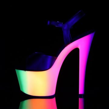 RAINBOW-309UV Svítící sexy boty Pleaser - vnitřní pohled RAINBOW-309UV Svítící sexy boty Pleaser - vnitřní pohled