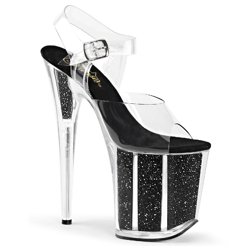 FLAMINGO-808G Černé sexy boty