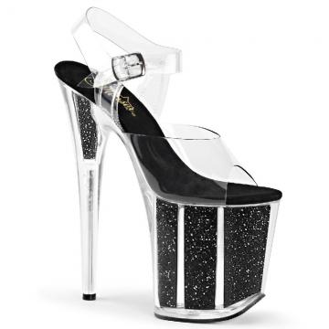 FLAMINGO-808G Černé sexy boty