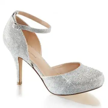 COVET-03 Stříbné dámské lodičky