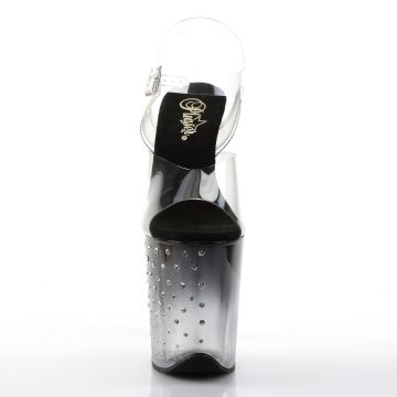 STARDUST-808T Sexy sandály Pleaser Pleaser - přední pohled STARDUST-808T Sexy sandály Pleaser Pleaser - přední pohled