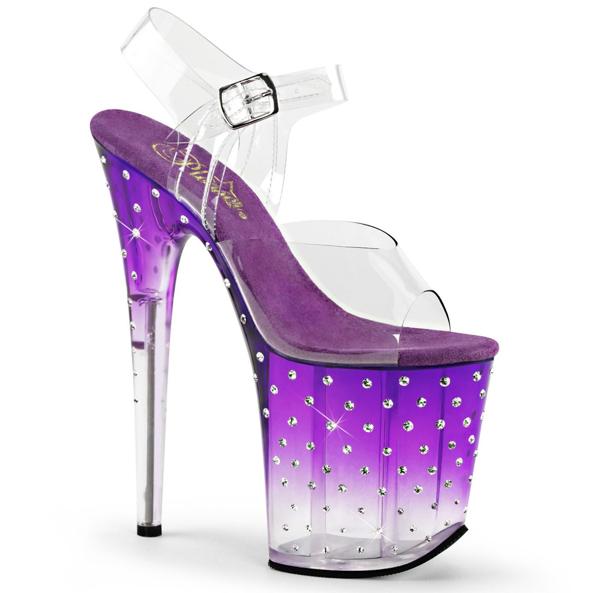 STARDUST-808T Fialové sexy sandály | STARDUST-808T Pleaser