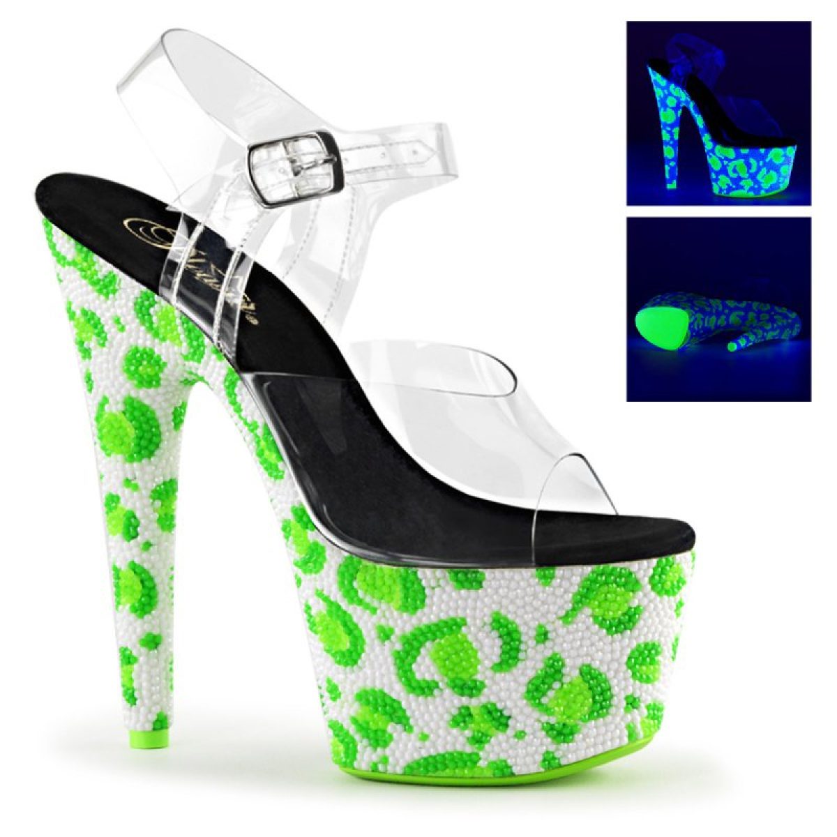BEJEWELED-708UVLP Svítící luxusní boty | BEJEWELED-708UVLP Pleaser