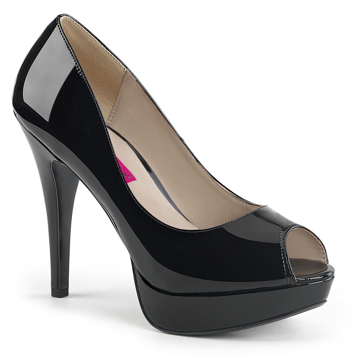 CHLOE-01 Černé dámské lodičky | CHLOE-01 Pleaser Pink Label