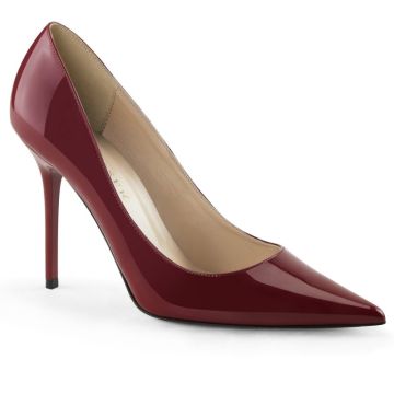 Lodičky na vysokém podpatku CLASSIQUE-20 Rudé Pleaser