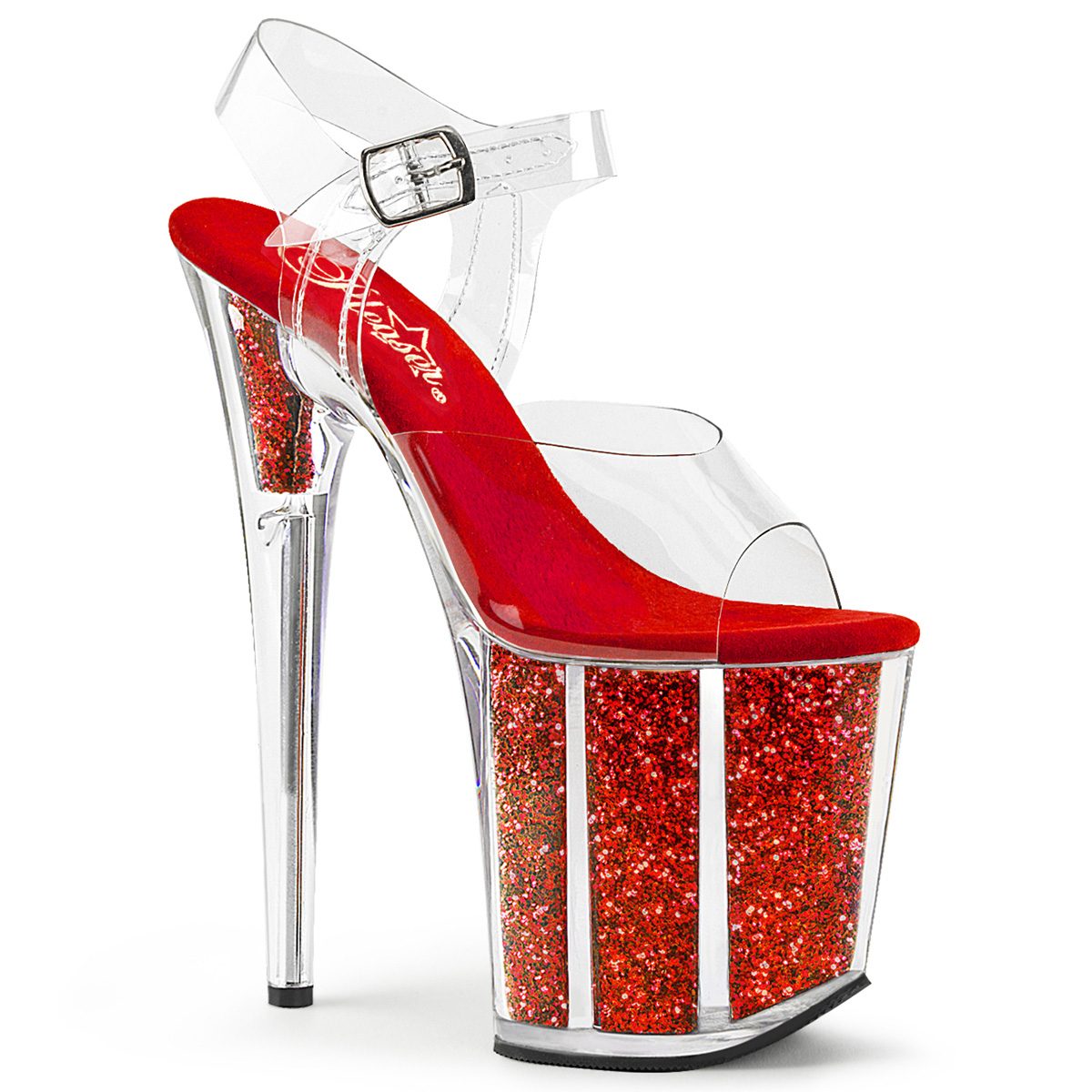 FLAMINGO-808G Červené sexy boty | FLAMINGO-808G Pleaser