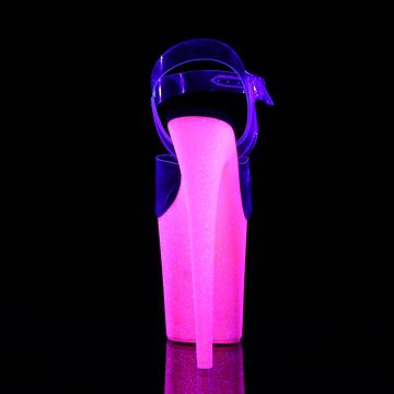 FLAMINGO-808UVG Sexy boty Pleaser - zadní pohled FLAMINGO-808UVG Sexy boty Pleaser - zadní pohled