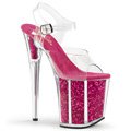 FLAMINGO-808G Růžové sexy boty