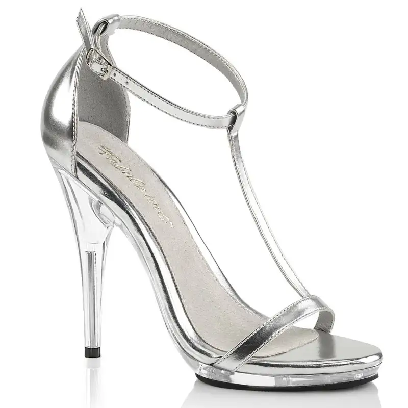 POISE-526 Stříbrné sandály