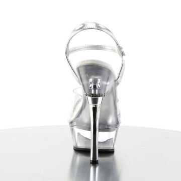 ALLURE-650 Sexy boty Pleaser - zadní pohled