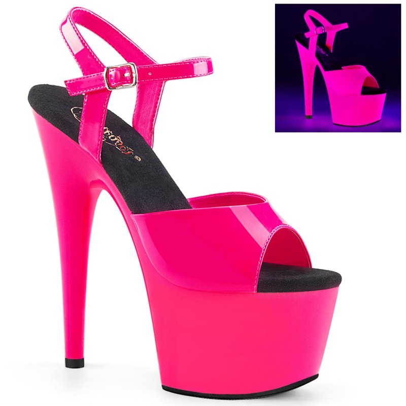 ADORE-709UV Růžové svítící sandály