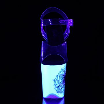 FLAMINGO-808SW Pavoučí sexy sandály Pleaser - přední pohled FLAMINGO-808SW Pavoučí sexy sandály Pleaser - přední pohled