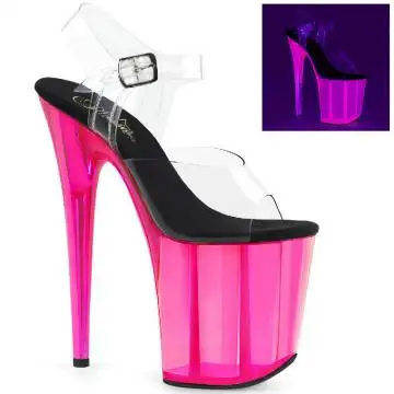 FLAMINGO-808UVT Růžové sexy sandály