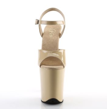 FLAMINGO-809 Tělové sandály Pleaser Pleaser - přední pohled FLAMINGO-809 Tělové sandály Pleaser Pleaser - přední pohled