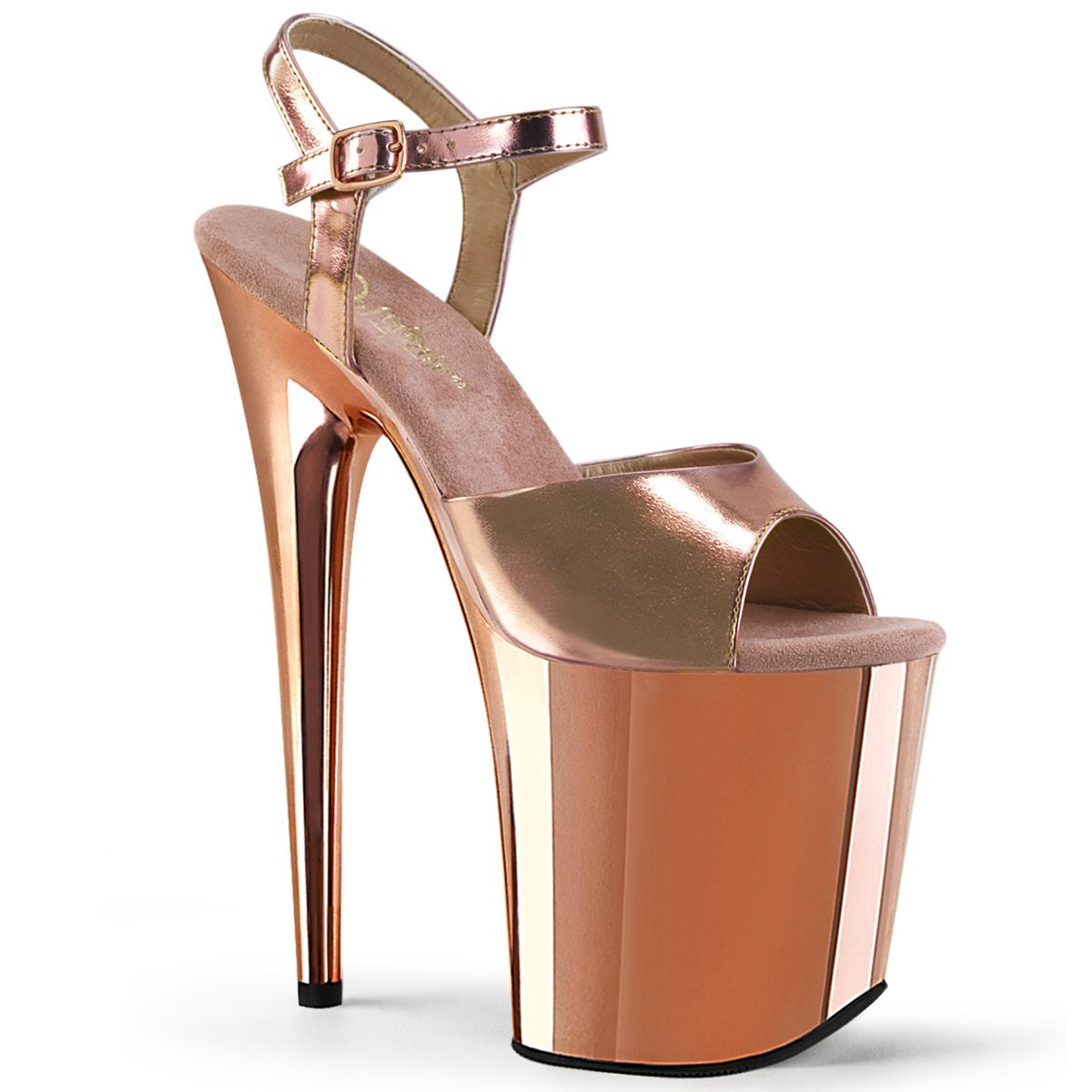 FLAMINGO-809 Zlaté sexy sandály | FLAMINGO-809 Pleaser